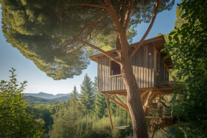 cabane-arbre-rustique-foret