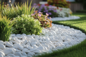 galets-blancs-plantes-fleurs-jardin
